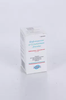 Цефоперазон + Сульбактам Джодас 1 г+1 г, порошок для приготовления раствора для внутривенного и внутримышечного введения