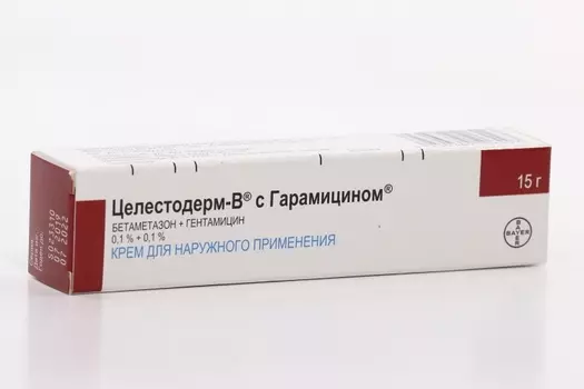 Целестодерм В с гарамиц 0.1%, 15 г, крем