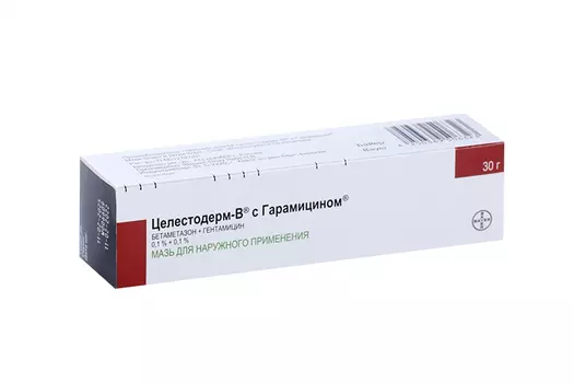 Целестодерм В с гарамиц 0.1%, 30 г, мазь