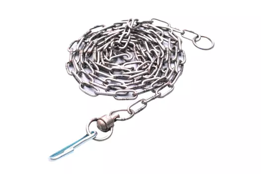 Цепь для привязи собак, 3 м, калибр 6 х 27 мм, черная