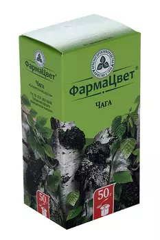 Чага ФармаЦвет, 50 г, сырье растительное измельченное Красногорск