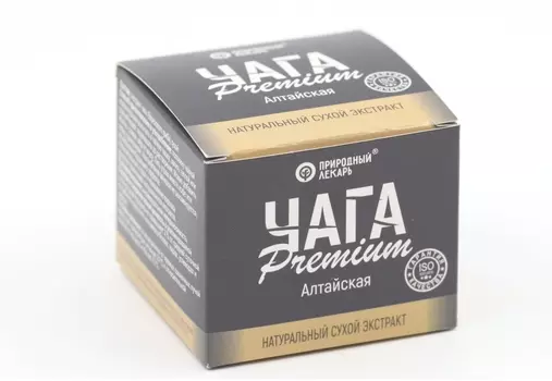 Чага Премиум Алтайская Природный лекарь напиток быстрораств, 7 г
