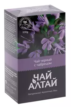 Чай Алтай черн с чабрецом, 100 г
