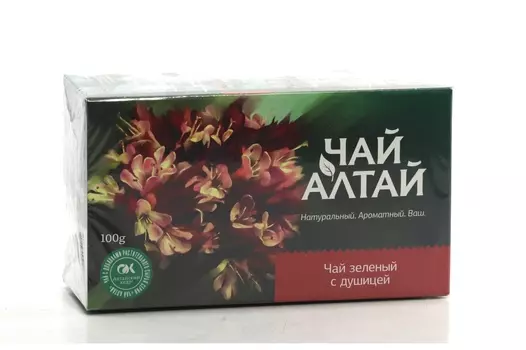 Чай Алтай зеленый с душицей, 100 г