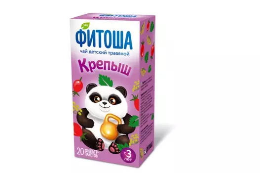 Чай Фитоша №6 Крепыш детский травяной 1,5 г, 20 шт, фильтр-пакет
