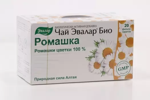 Чай Эвалар Био Ромашка, 1,2 г, 20 шт