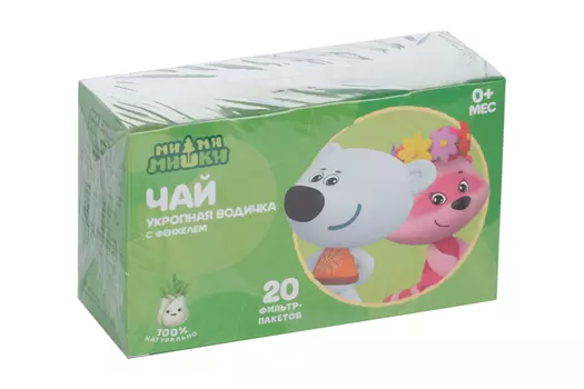 Чай Ми-Ми-Мишки Укропная водичка травяной б/сахара детский (0+), 1,5 г, 20 шт, фильтр-пакет