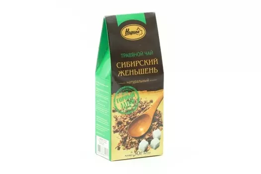 Чай Нарине Горный алтай травяной натуральный Сибирский женьшень, 30 г