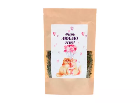 Чай подарочный Очень Люблю Тебя!, 40 г, крафт-пакет