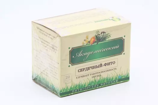 Чай Пятигорские фиточаи Сердечный фито травяной, 1,5 г, 20 шт