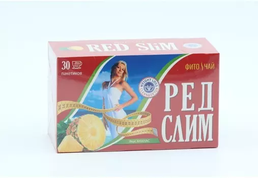 Чай Рэд Слим Ананас 2 г, 30 шт