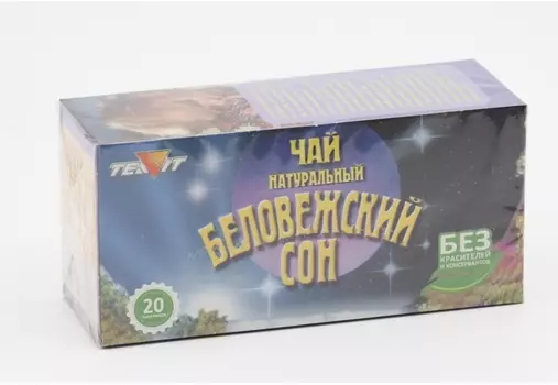 Чай Тиавит Беловежский сон, 1,8 г, 20 шт, фильтр-пакет