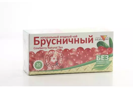 Чай Тиавит Брусничный, 1,8 г, 20 шт, фильтр-пакет