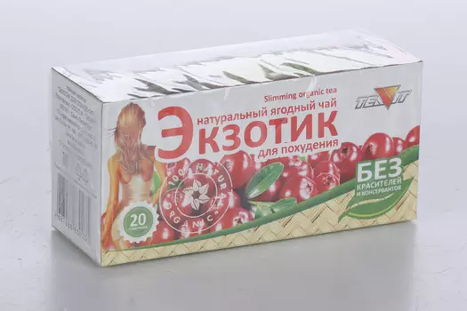 Чай Тиавит Экзотик д/похудения, 1,8 г, 20 шт, фильтр-пакет