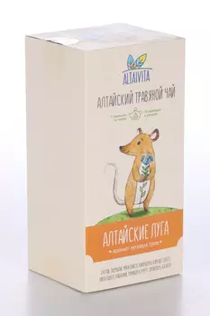 Чай травяной Алтайские луга в пирамидках, 4 г, 10 шт