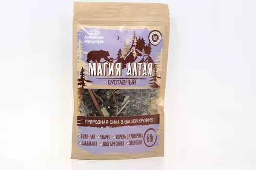 Чай травяной Магия Алтая Суставный, 80 г, крафт-пакет