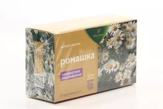 Чайный напиток Алтай-Селигор Ромашка, 1,5 г, 20 шт, ф/п