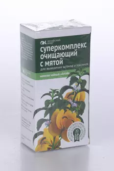 Чайный напиток Алтай Суперкомплекс очищающий вывед шлаков/токсинов с мятой, 2 г, 20 шт