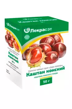 Чайный напиток Дары Природы Конский каштан, 50 г, Лекра-СЭТ