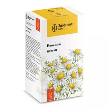 Чайный напиток Дары природы Лекрасэт Ромашка аптечная, 1,5 г, 20 шт, сырье-порошок