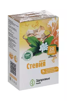 Чайный напиток Дары природы Стевия, 1 г, 20 шт, фильтр-пакет