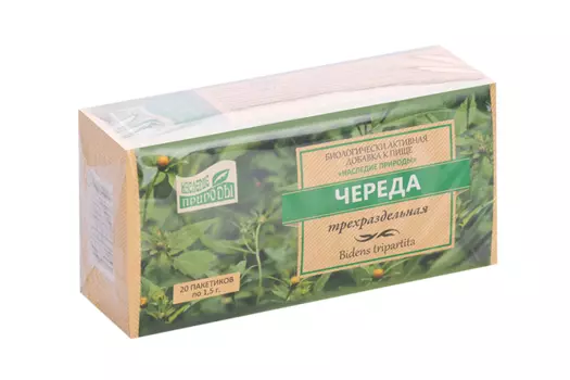 Череда трехраздельная Наследие природы, 1,5 г, 20 шт, ф/п