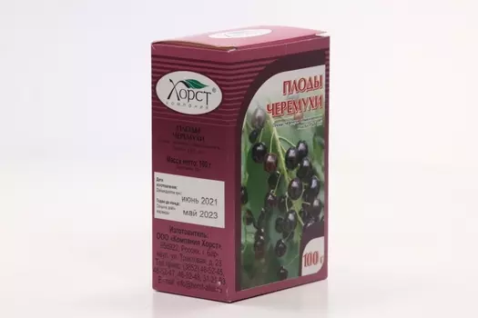 Черемухи плоды, 100 г