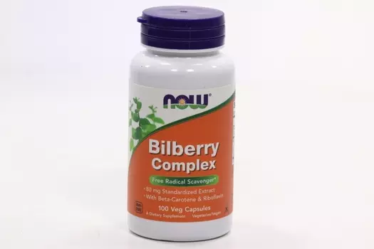 Черника Комплекс NOW, 100 шт, капсулы