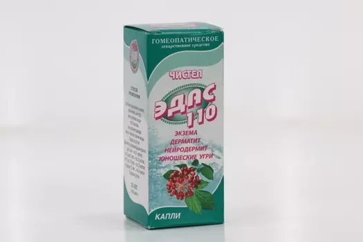 Чистел Эдас-110, 25 мл, капли гомеопатические