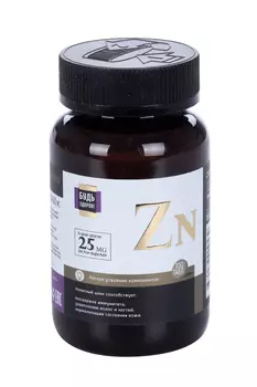 Цинк хелат Будь здоров, 600 мг, 100 шт, таблетки