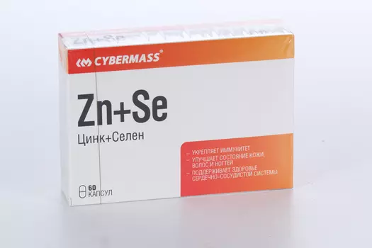 Цинк Селен Zn+Se, 60 шт, капсулы (4626016623536)