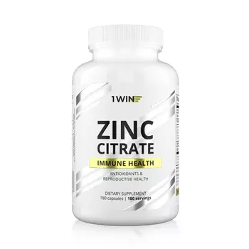 Цинка цитрат 1WIN, 180 шт, капсулы