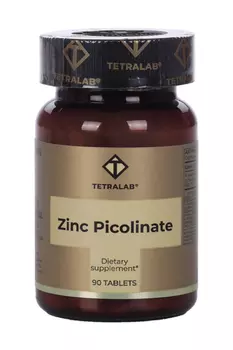 Цинка пиколинат Тетралаб, 90 шт, таблетки