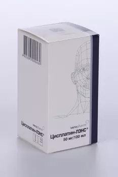 Цисплатин-Лэнс 0.5 мг/мл, 100 мл, концентрат для приготовления раствора для инфузий