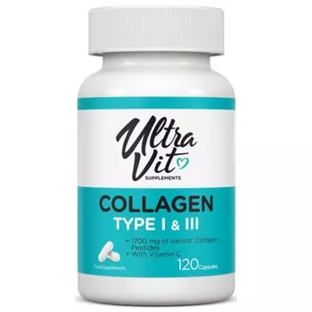 Collagen UltraVit 1 и 3 типа, 120 шт, капсулы
