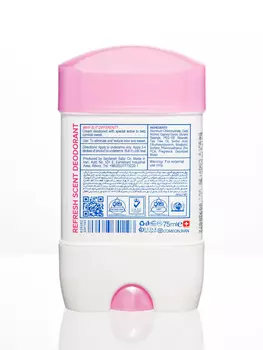 Come'on Женский гелевый дезодорант, освежающий аромат, 75 мл.