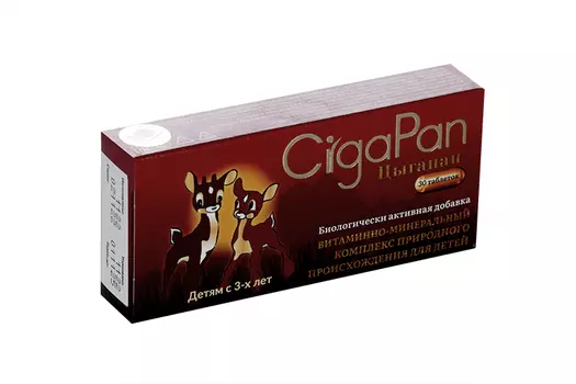 Цыгапан 0.2 г, 30 шт, таблетки д/детей