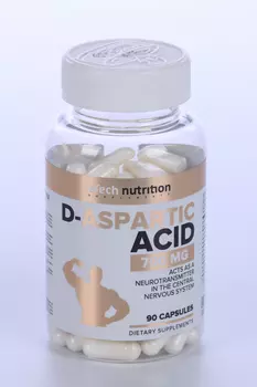 Д-аспарагиновая кислота Комплексная добавка к пище aTech, 90 шт, капсулы