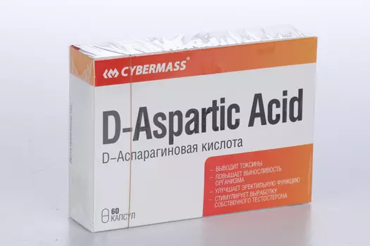 D-Аспаргиновая кислота, 60 шт, капсулы (4626016623437)