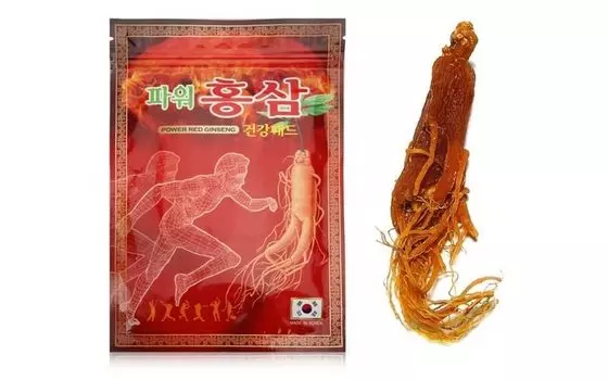 Daejeon Top Industry ПЛСТ Пластырь для тела с красным женьшенем POWER RED GINSENG PAD набор 20шт