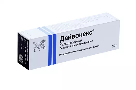 Дайвонекс 50 мкг/г, 30 г, мазь для наружного применения