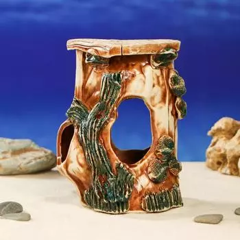 Декорация для аквариума "Черепашник" , 13 х 13 х 17 см