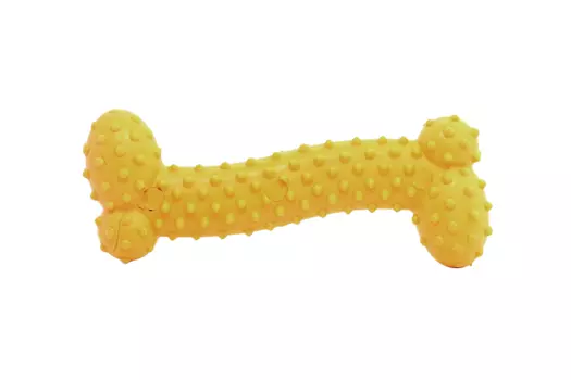 Дентал-кость Антицарапки д/собак с ароматом курицы желтый