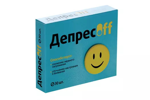 Депресофф, 30 шт, таблетки покрытые оболочкой