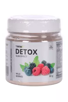 Детокс+экстракт зеленого чая/ананаса 1WIN вкус Лесные ягоды 32 пор 80 г