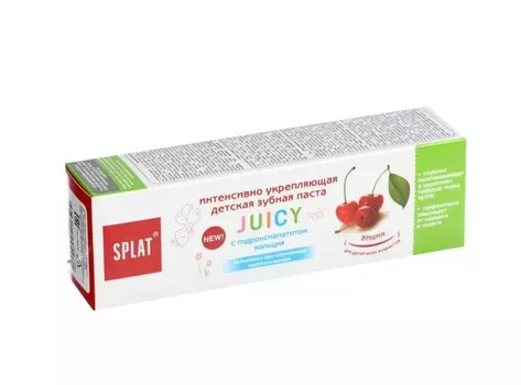 Детская зубная паста Splat Juicy укрепляющая вишня 35 мл