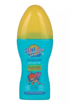 Детский бальзам после загара БиоконS UN MARINA KIDS с пантенолом "питательная формула", 150 мл 23
