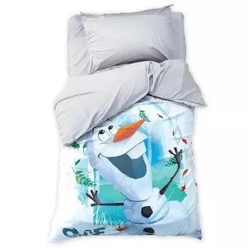 Детское постельное белье 1,5 сп Олаф Холодное сердце 143х215 см 150х214 см 50х70 см -1 шт
