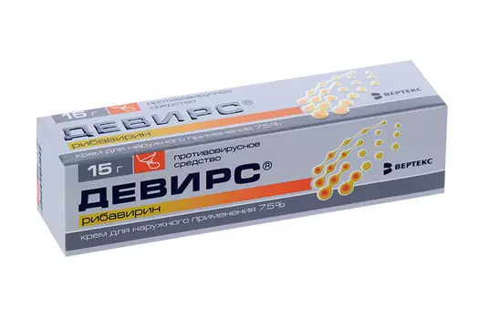Девирс 7.5%, 15 г, крем для наружного применения