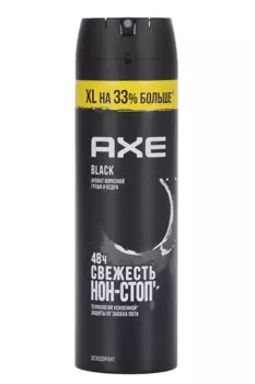 Дезодорант-аэрозоль AXE Блэк, 200 мл